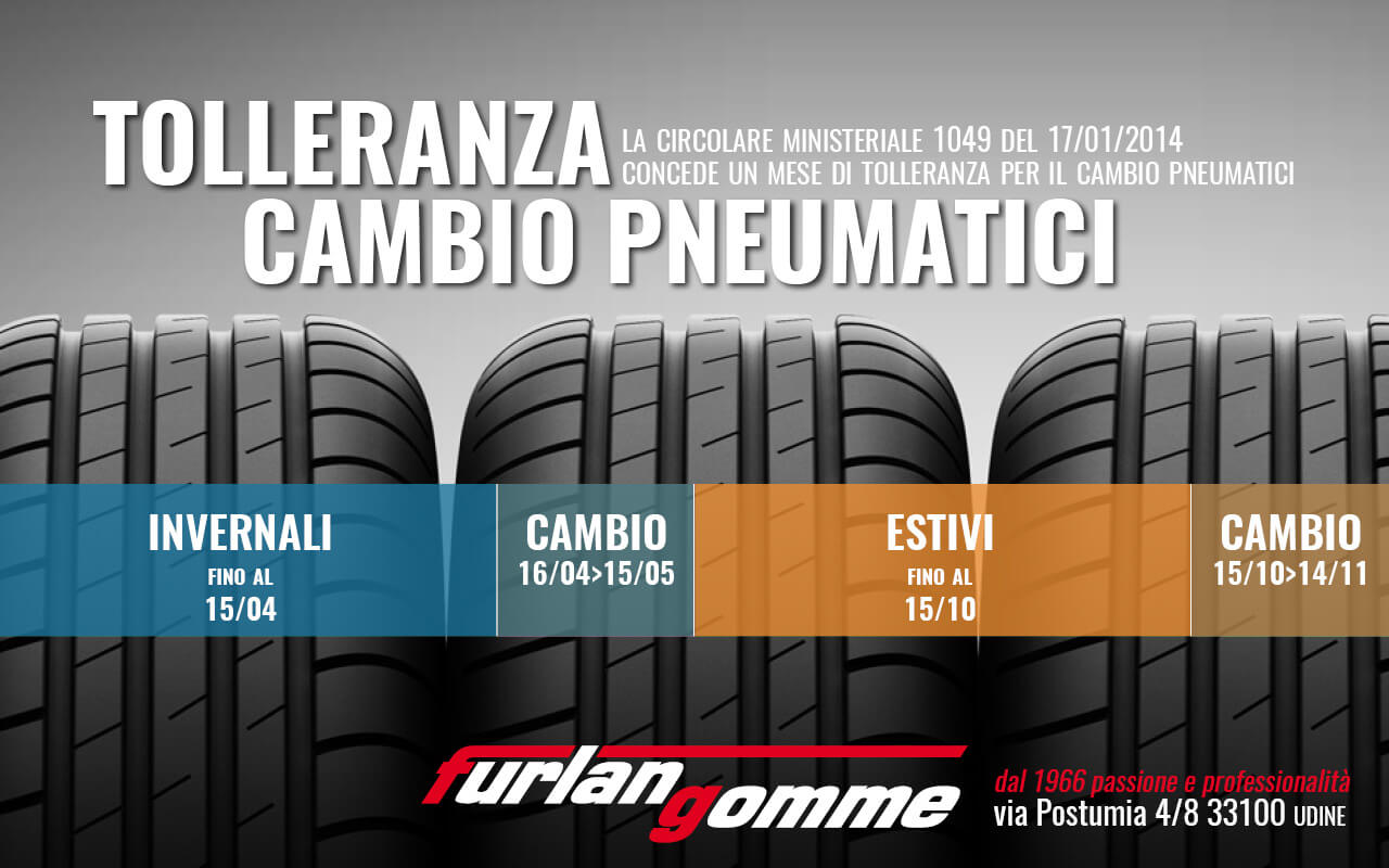 furlan gomme udine 2018 tolleranza cambio gomme